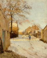 Sisley, Alfred - A Village Street in Winter